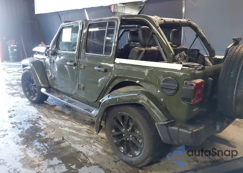 2021 Jeep Wrangler 4Xe Unlimited Sahara 4X4 z USA, uszkodzony, nr VIN 1C4JJXP66MW705215